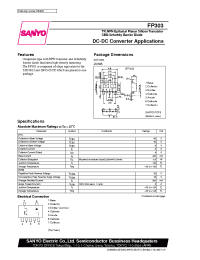 Datasheet FP303 manufacturer Sanyo
