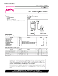 Datasheet FTD1015 manufacturer Sanyo