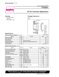 Datasheet FTS2001 manufacturer Sanyo