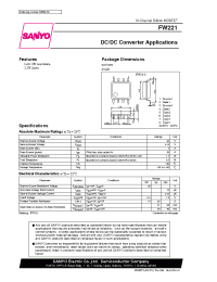 Datasheet FW221 производства Sanyo