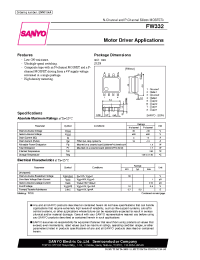 Datasheet FW332 manufacturer Sanyo