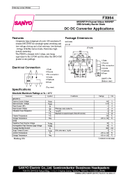 Datasheet FX854 manufacturer Sanyo