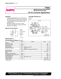 Datasheet FX855 manufacturer Sanyo