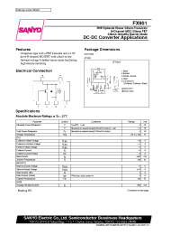 Datasheet FX901 manufacturer Sanyo