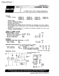 Datasheet L78M06 manufacturer Sanyo