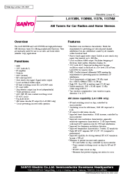 Datasheet LA1136NM manufacturer Sanyo