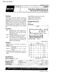 Datasheet LA1835 manufacturer Sanyo