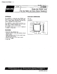 Datasheet LA1883M manufacturer Sanyo