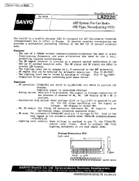 Datasheet LA2220 manufacturer Sanyo