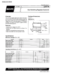 Datasheet LA2377M manufacturer Sanyo