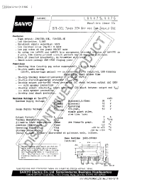 Datasheet LA4476 manufacturer Sanyo