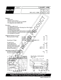 Datasheet LA4498 manufacturer Sanyo