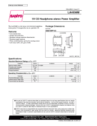 Datasheet LA4536 manufacturer Sanyo