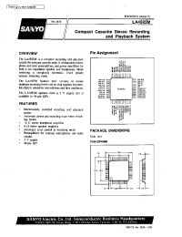 Datasheet LA4583 manufacturer Sanyo