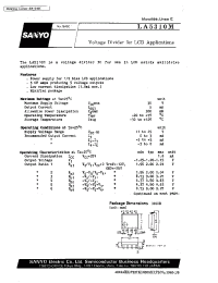 Datasheet LA5310M manufacturer Sanyo