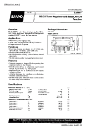Datasheet LA5607 manufacturer Sanyo
