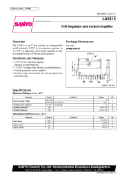 Datasheet LA5613 manufacturer Sanyo