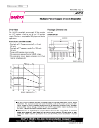 Datasheet LA5632 manufacturer Sanyo