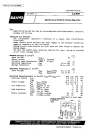 Datasheet LA5667 manufacturer Sanyo