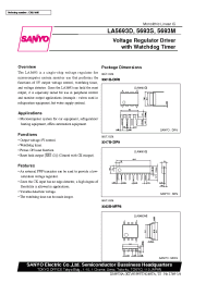 Datasheet LA5693M manufacturer Sanyo