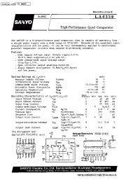 Datasheet LA6339 manufacturer Sanyo