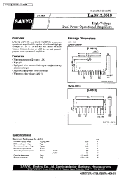 Datasheet LA6512 manufacturer Sanyo