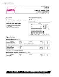 Datasheet LA6537 manufacturer Sanyo