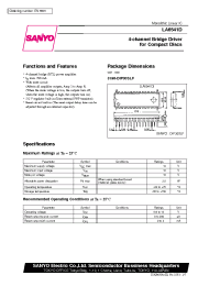 Datasheet LA6541D manufacturer Sanyo