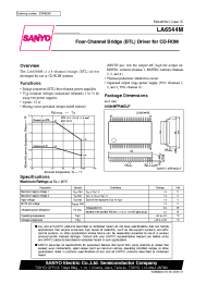 Datasheet LA6544M manufacturer Sanyo