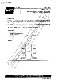 Datasheet LA7371A manufacturer Sanyo