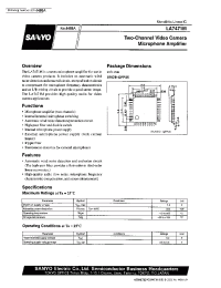 Datasheet LA7471M manufacturer Sanyo