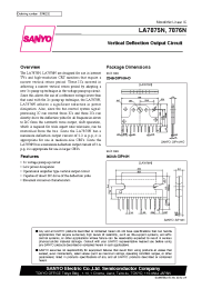 Datasheet LA7876N manufacturer Sanyo