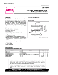 Datasheet LB11870 manufacturer Sanyo