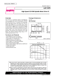 Datasheet LB11975 manufacturer Sanyo