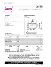 Datasheet LB11985H manufacturer Sanyo