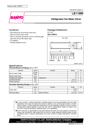 Datasheet LB11988 manufacturer Sanyo