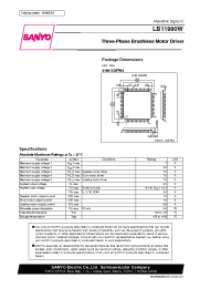 Datasheet LB11990W manufacturer Sanyo