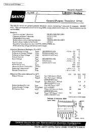 Datasheet LB1213 manufacturer Sanyo