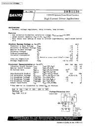 Datasheet LB1287 manufacturer Sanyo