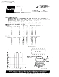 Datasheet LB1417 manufacturer Sanyo