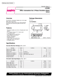 Datasheet LB1820 manufacturer Sanyo