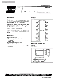 Datasheet LB1857M manufacturer Sanyo