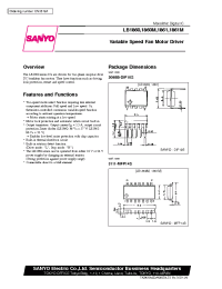 Datasheet LB1860M manufacturer Sanyo