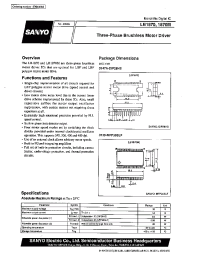 Datasheet LB1870 manufacturer Sanyo