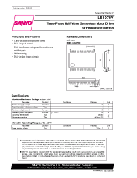 Datasheet LB1978 manufacturer Sanyo