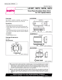 Datasheet LB1987H manufacturer Sanyo