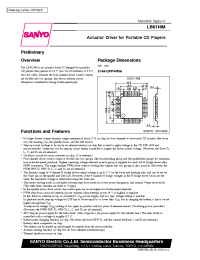 Datasheet LB8118M manufacturer Sanyo