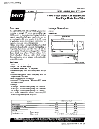 Datasheet LC321664BT-70 manufacturer Sanyo