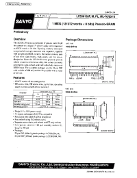 Datasheet LC338128M manufacturer Sanyo