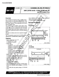 Datasheet LC35256AM-10LV manufacturer Sanyo